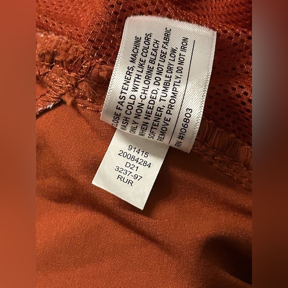 Duluth Trading Dry on the Fly overalls women's Size 8 Burnt Orange - Picture 9 of 9